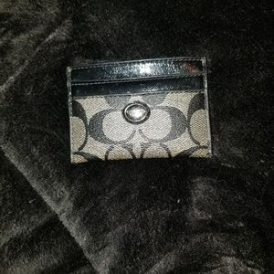 Coach card holder